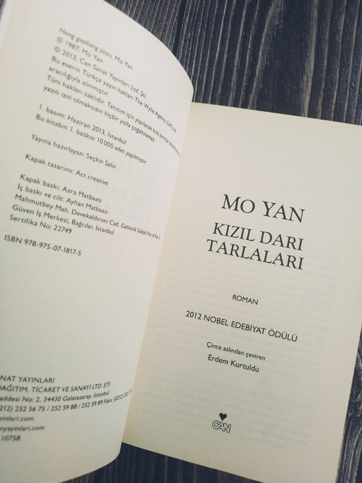 Kızıl Dari Tarlaları - Mo Yan - Görsel 2