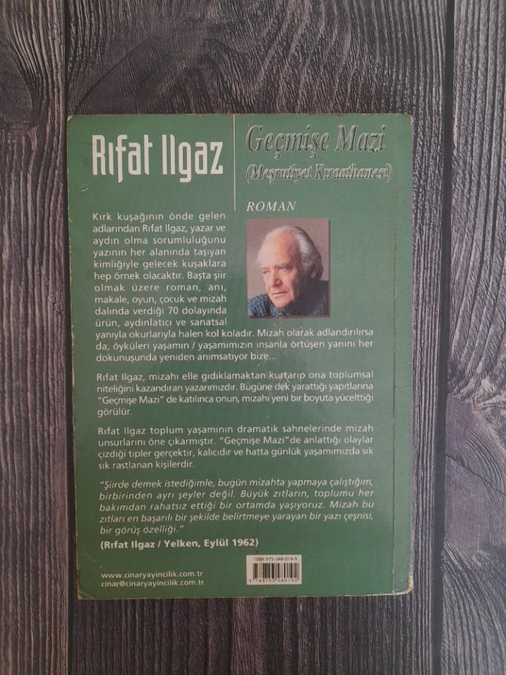Rıfat Ilgaz - Geçmişe Mazi Roman - Görsel 2