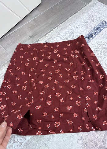 Çiçekli Midi Etek - Görsel 3