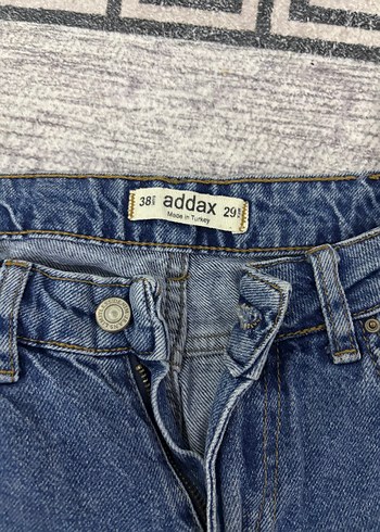 Kadın Mavi Salaş Yırtık Denim Pantolon - Görsel 2