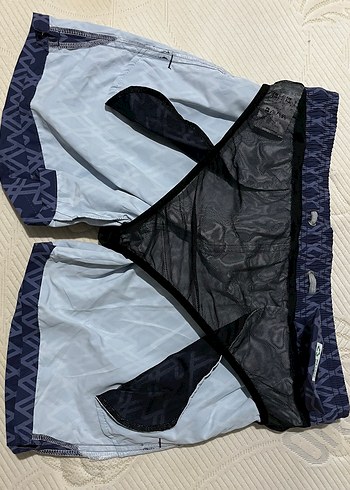 Avva Erkek Lacivert Desenli Deniz Şortu - Görsel 3