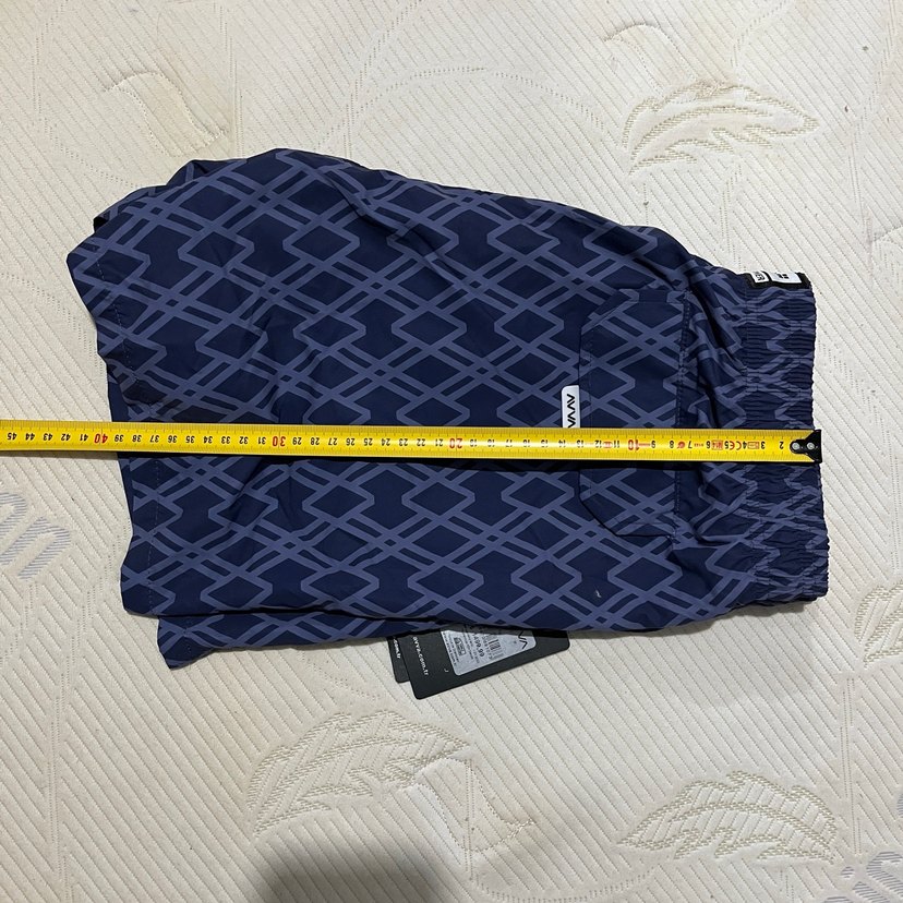 Avva Erkek Lacivert Desenli Deniz Şortu - Görsel 5