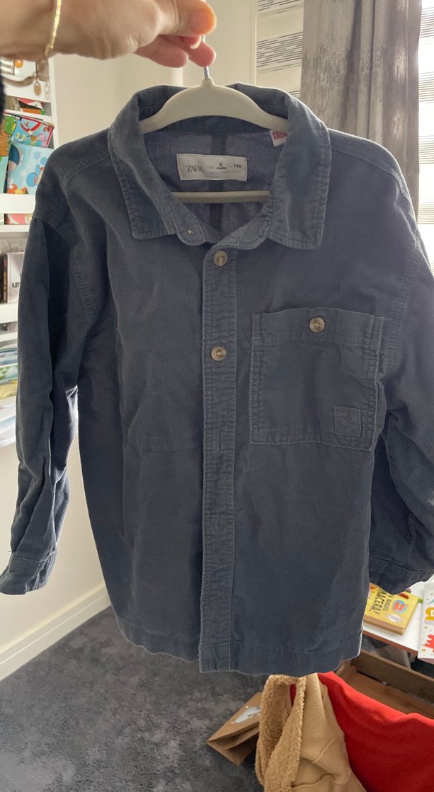 Gri Pamuklu Erkek Gömlek - Görsel 2