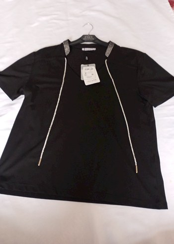 Siyah Kısa Kollu Street Wear Tişört