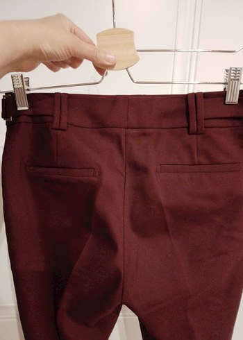 32 Beden Bordo Kadın Kumaş Pantolon