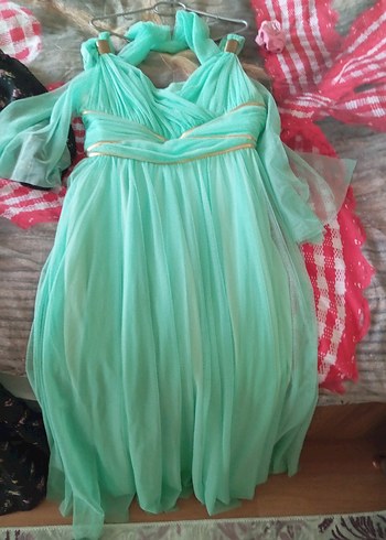 Uzun Kollu V Yakalı Beyaz Midi Elbise - Görsel 4