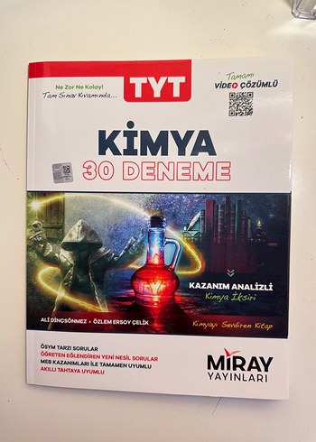 Miray Yayınları TYT Kimya 30 Deneme Kitabı