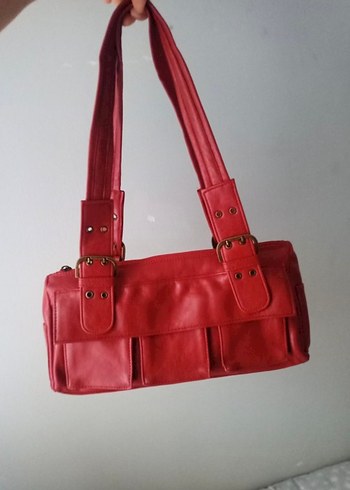 American Vintage Kirmizi Vintage Omuz Cantasi