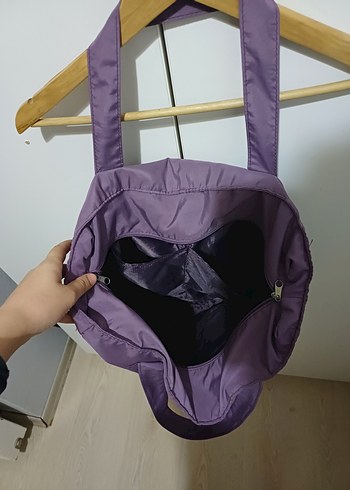 Lila hastane çıkış Kadın bebek Çantası - Görsel 3