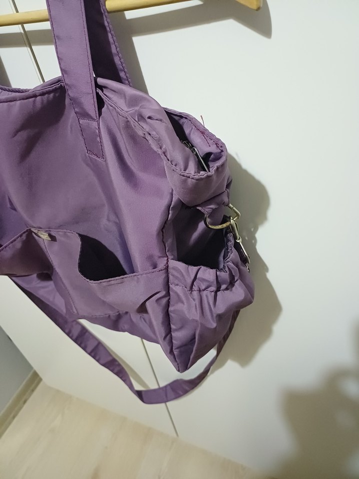 Lila hastane çıkış Kadın bebek Çantası - Görsel 4