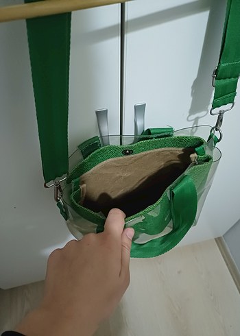 Parlak Yeşil Kadın Omuz Çantası - Görsel 3