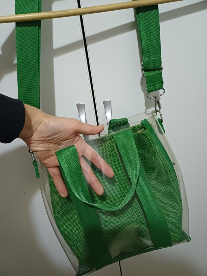 Parlak Yeşil Kadın Omuz Çantası - Görsel 2
