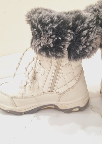 Gri Kürklü Kız çocuk Outdoor  Bot - Görsel 2