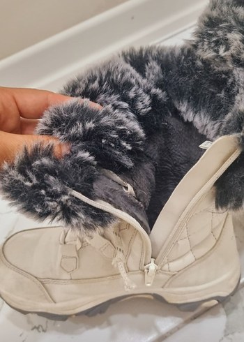 Gri Kürklü Kız çocuk Outdoor  Bot - Görsel 4