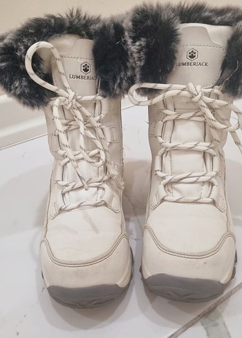 Gri Kürklü Kız çocuk Outdoor  Bot - Görsel 5