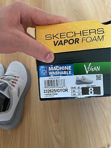 41 Beden gri Renk Skechers spor ayakkabı