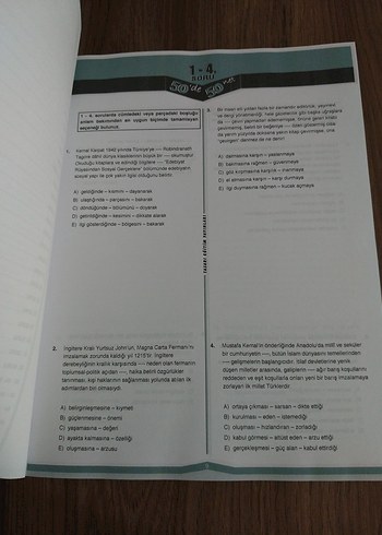 Beden Dgs ALES Türkçe soru kitabı