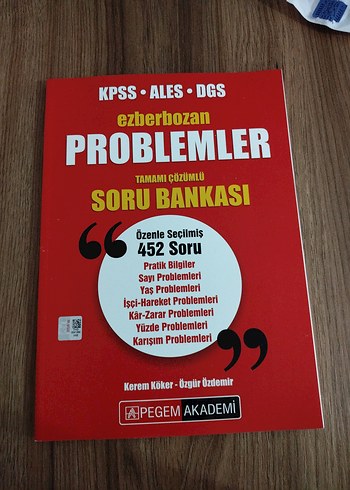 Ezberbozan Problemler Soru Bankası - KPSS, ALES, DGS