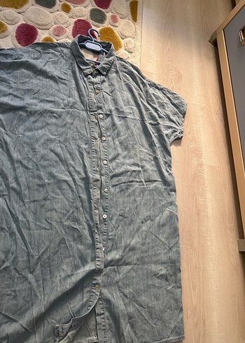 Denim Düğmeli Kadın elbise