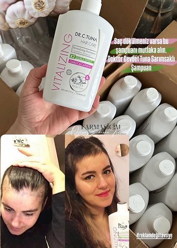 Farmasi Dr.C.Tuna Sarımsaklı Şampuan