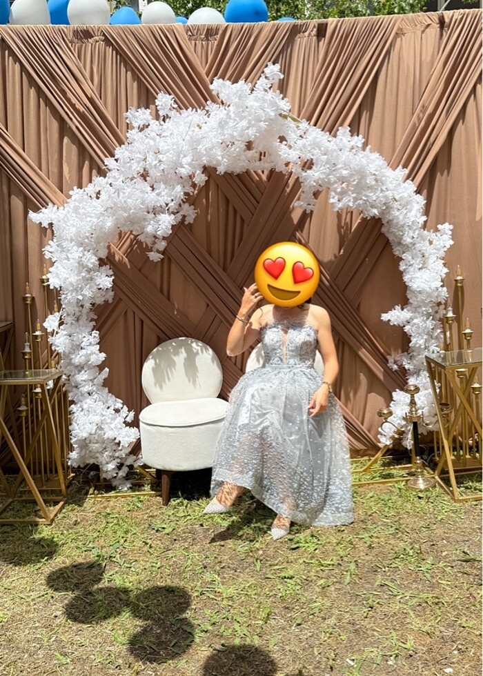 Nişan elbisesi midi boy abiye - Görsel 4