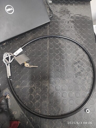 Çelik halat kilit Motorsiklet, Mobilet, Elektrikli bisiklet, sco - Görsel 2