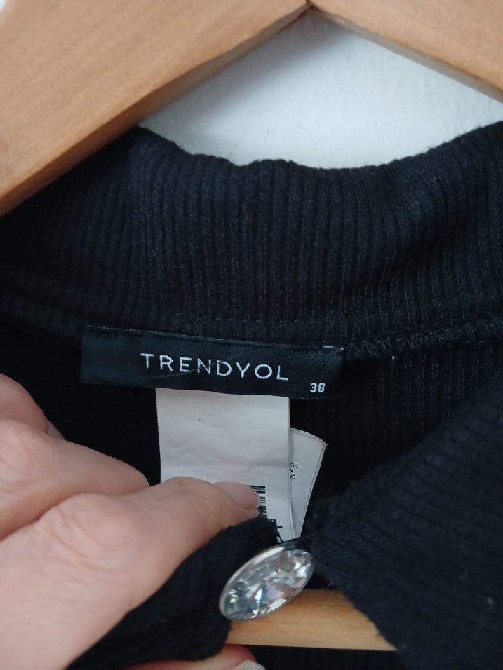 Kadin Siyah Uzun Kollu Bolero - Görsel 5