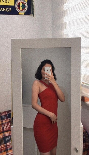 H&M Kısa jarse elbise
