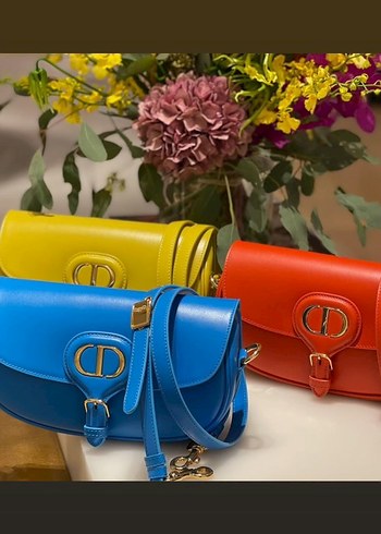 Dior Renkli Deri Kadın Omuz Çantası