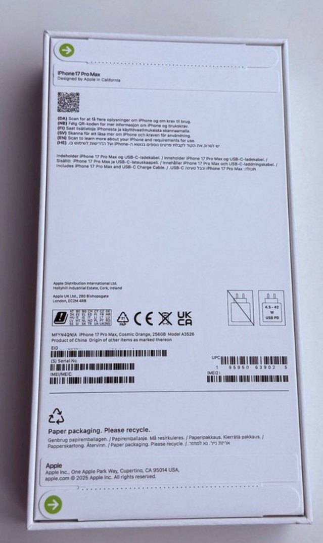 temiz iPhone 17 pro max sıfır bayandan 60.000 tl - Görsel 2