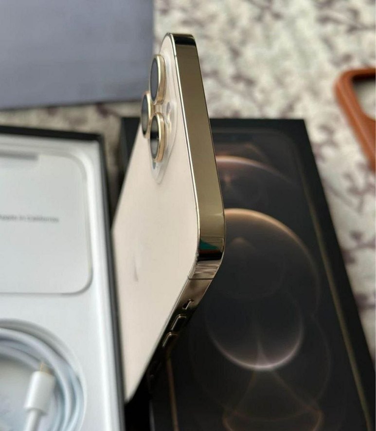 iPhone 12 pro Max 256gb gold - Görsel 2