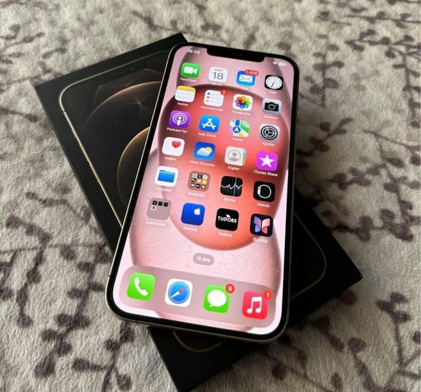 iPhone 12 pro Max 256gb gold - Görsel 4