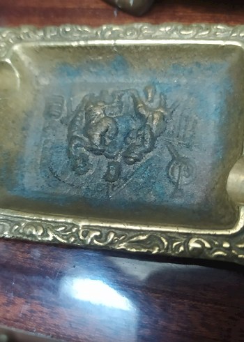 Vintage 5*8 cm Ebatlarında Prinç 2 adet Küllük - Görsel 2