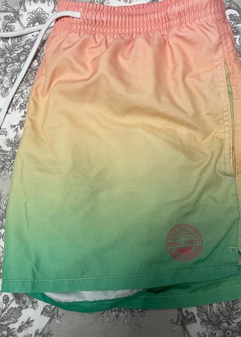 Renkli Batik Erkek  Şort Mayo - Görsel 3