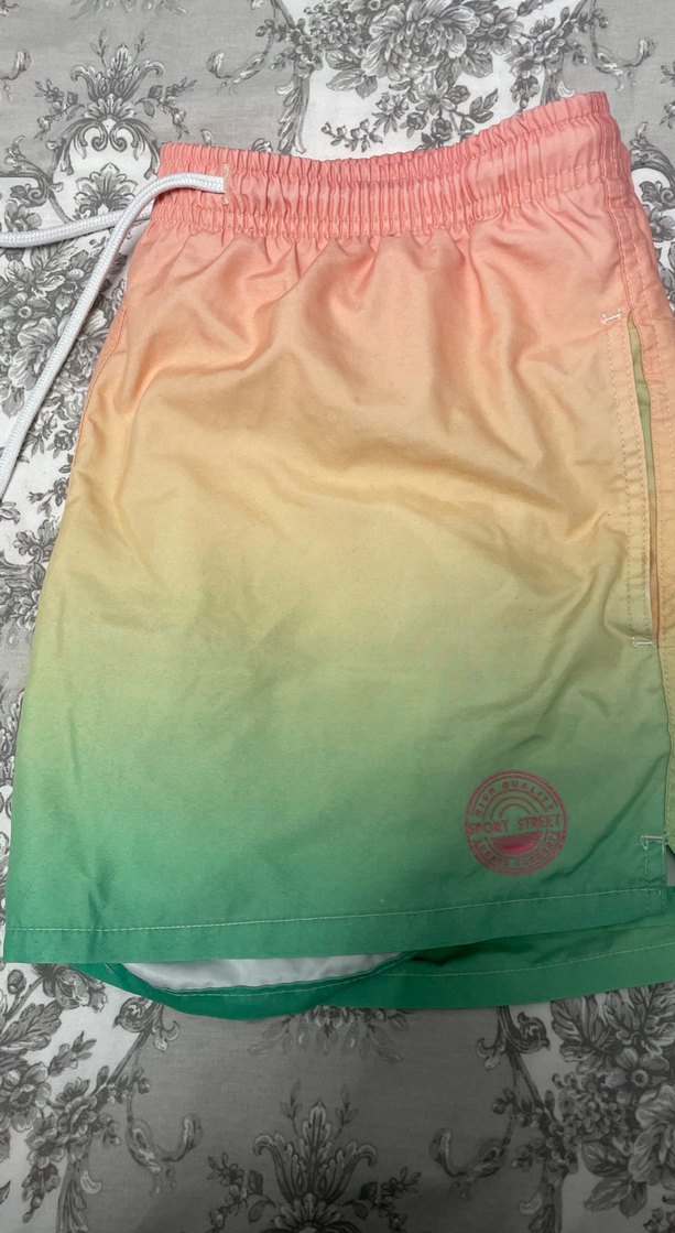 Renkli Batik Erkek  Şort Mayo - Görsel 3