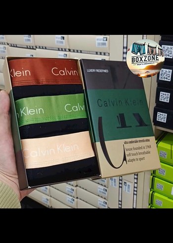 Calvin Klein 3 Lu Boxer Set XL Beden Kutulu Hızlı Kargo