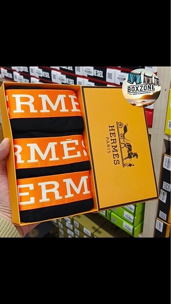 Hermes 3 Lu Boxer Set XL Beden Kutulu Hızlı Kargo