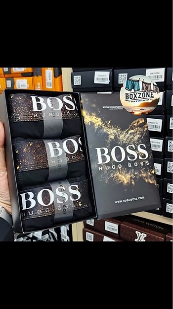 Hugo Boss 3 Lu Boxer Set XL Beden Kutulu Hızlı Kargo