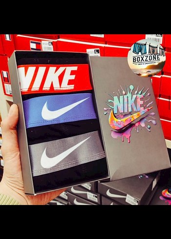 Nike 3 Lu Boxer Set XL Beden Kutulu Hızlı Kargo