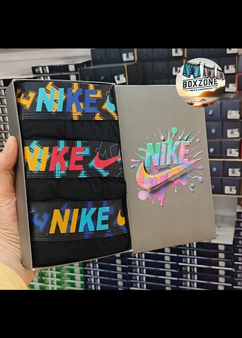 Nike 3 Lu Boxer Set M Beden Kutulu Hızlı Kargo