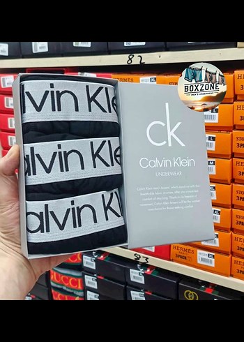 Calvin Klein 3 Lu Boxer Set M Beden Kutulu Hızlı Kargo