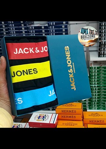 Jack&Jones 3 Lu Boxer Set XXL Beden Kutulu Hızlı Kargo