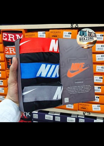 Nike 3 Lu Boxer Set M Beden Kutulu Hızlı Kargo