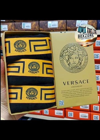 Versace 3 Lu Boxer Set M Beden Kutulu Hızlı Kargo