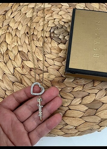 Beden altın Renk Juicy coututure kolye