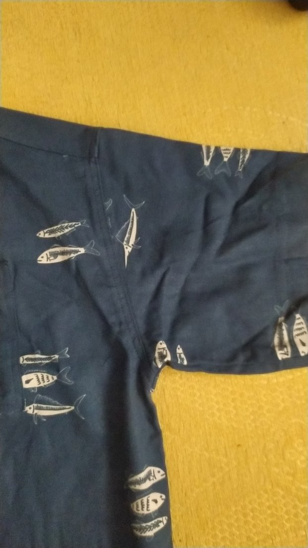 Lacivert Baskılı Kısa Kollu Erkek çocuk Gömlek - Görsel 4