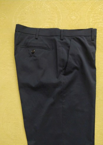 lacivert kumaş pantolon - Görsel 2