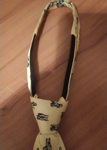 sarı çocuk kravat - Görsel 3