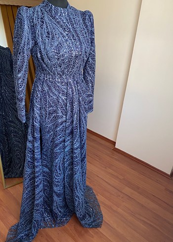 Tesettür abiye elbise - Görsel 4