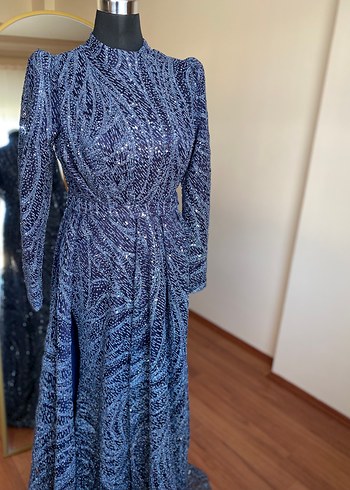 Tesettür abiye elbise - Görsel 5